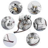 3D Metal CISON FG-VT9 9cc RC Engine Puzzle
