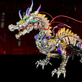 3D Metal Multicolor Dragon Puzzle