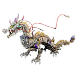 3D Metal Multicolor Dragon Puzzle
