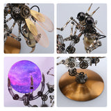 3D Metal Wasp And Jupiter Moon Puzzle