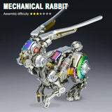 3D Metal Mechanical Rabbit Puzzle