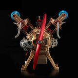 3D Metal Double Cylinder Engine Puzzle