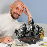 3D Metal Flying Queen Anne's Revenge Puzzle