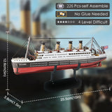 3D Metal Titanic Puzzle