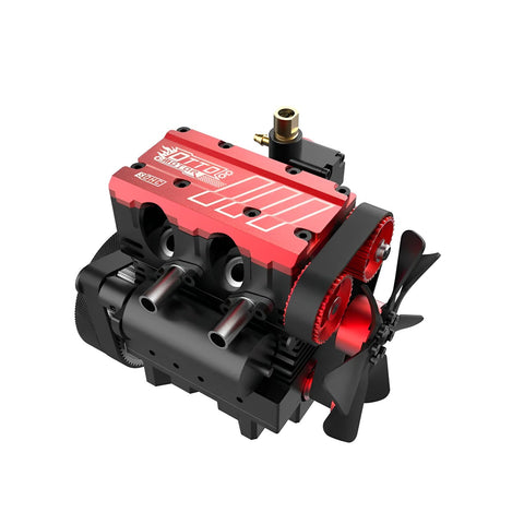 3D Metal Toyan 4-Stroke Twin-Cylinder Engine Puzzle