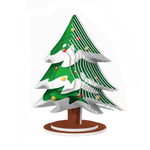 3D Christmas Tree Puzzle For Kids