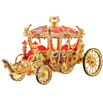 3D Metal Carriage Princess Puzzle