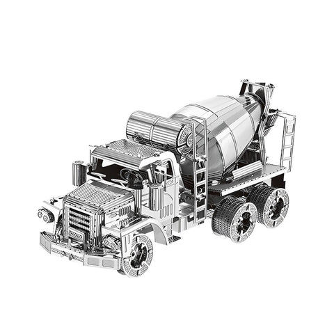 3D Metal Concrete Mixer Truck Puzzle