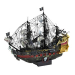 3D Metal Flying Queen Anne's Revenge Puzzle