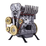 3D Metal Four Cylinder Engine Puzzle