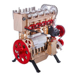 3D Metal Four Cylinder Engine Puzzle