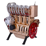 3D Metal Four Cylinder Engine Puzzle