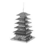 3D Metal Japanese Five-Story Tower Puzzle