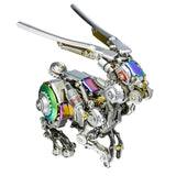 3D Metal Mechanical Rabbit Puzzle