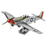 3D Metal North American P-51 Mustang Puzzle