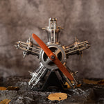 3D Metal Radial Engine Puzzle