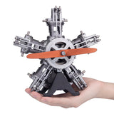 3D Metal Radial Engine Puzzle