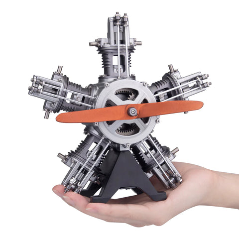 3D Metal Radial Engine Puzzle