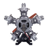 3D Metal Radial Engine Puzzle