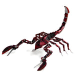 3D Metal Red Scorpion Puzzle