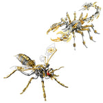 3D Metal Scorpion And Wasp Puzzle