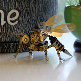 3D Metal Steampunk Bee Puzzle