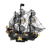 3D Metal The Black Pearl Revenge Puzzle