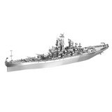 3D Metal USS Missouri Puzzle