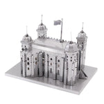 3D Metal White Tower Puzzle