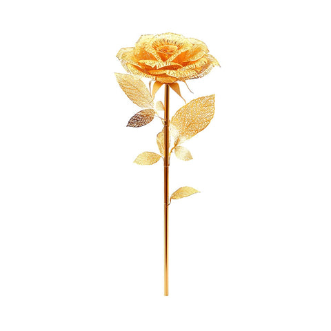 3D Metal Yellow Rose Puzzle