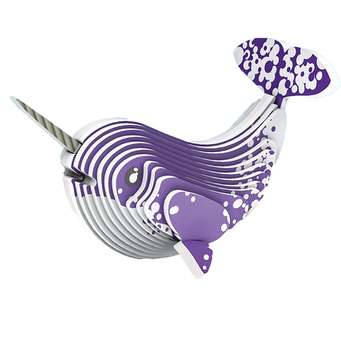 3D Narwhal Puzzle For Kids