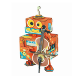 Cello Robot Music Box 3D Puzzle