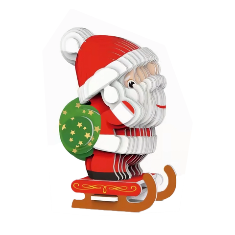 3D Santa Claus Puzzle For Kids