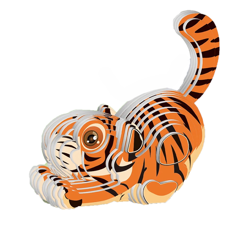 3D Tiger Puzzle For Kids