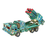 3D Wooden Anti Aircraft Vehicle Puzzle