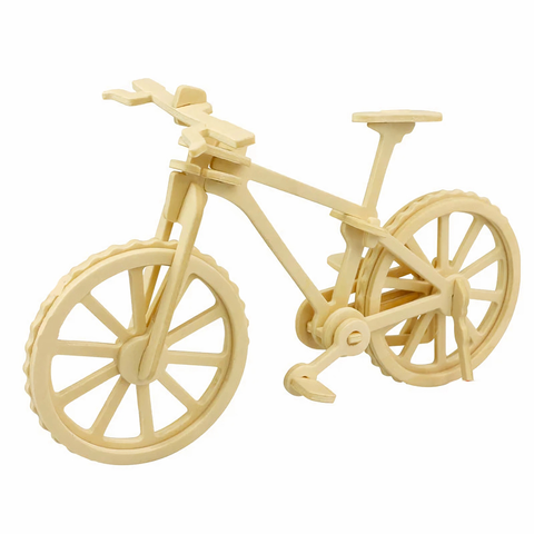 3D Wooden Bike Puzzle