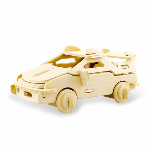 3D Wooden Car Puzzle