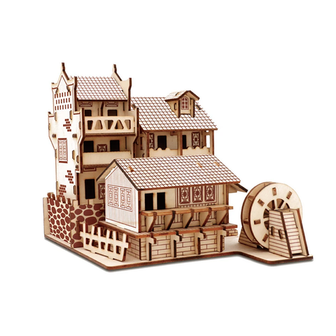 3D Wooden Country Home Puzzle