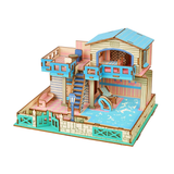 3D Wooden Home Puzzle