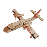 3D Wooden Plane Puzzle