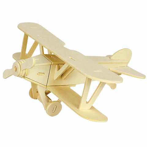 3D Wooden Airplane Puzzle