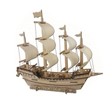 3D Wooden Sailboat Puzzle