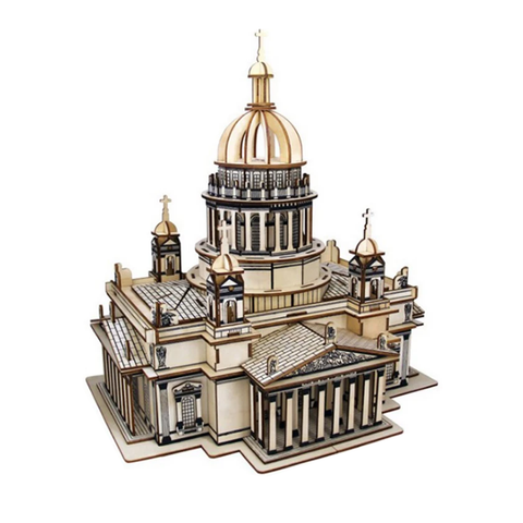 3D Wooden Saint Isaac's Cathedral Puzzle