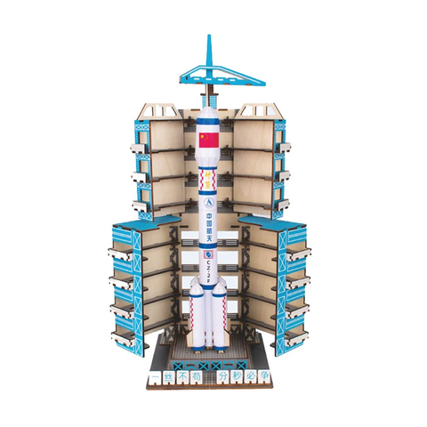 3D Wooden Spacecraft Puzzle