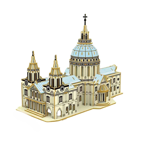 3D Wooden St Paul London Puzzle