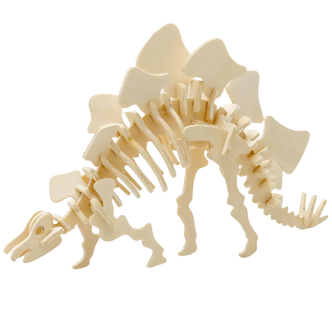 3D Wooden Stegosaurus Puzzle