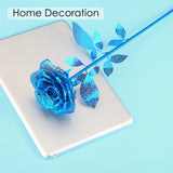 3D Metal Blue Rose Puzzle