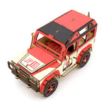 3D Wooden Land Rover Puzzle