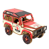 3D Wooden Land Rover Puzzle