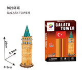 3D Galata Tower Puzzle